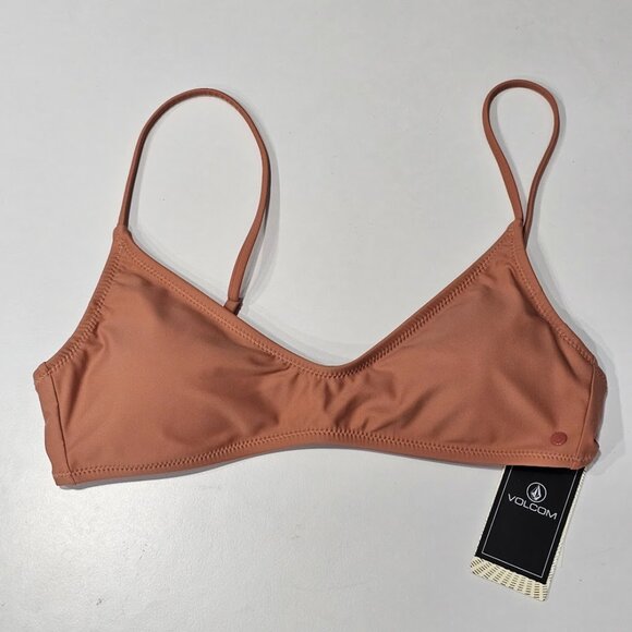 Volcom Simply Solid Scoop-Neck Bikini Top - Picture 5 of 8